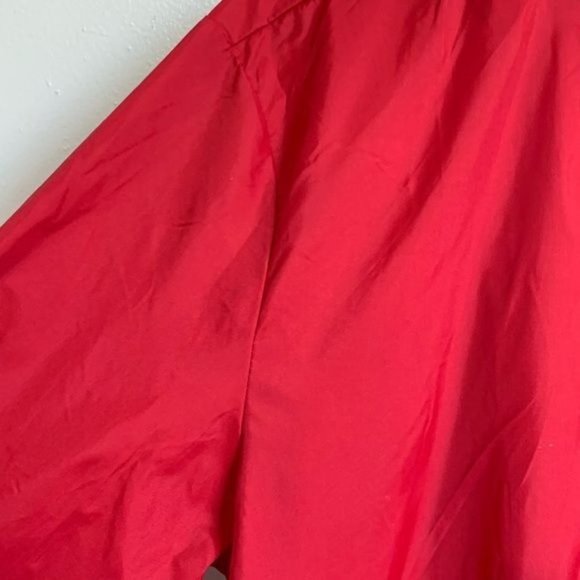 Five Four LA Jacket Men Medium Red Lightweight Elastic sleeve Stowaway Hood NWT - Picture 7 of 15